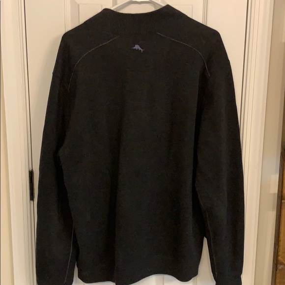 Tommy Bahama reversible zip up sweater - Picture 6 of 8